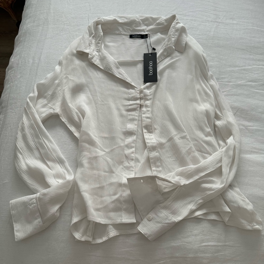 Boohoo Open Front Top